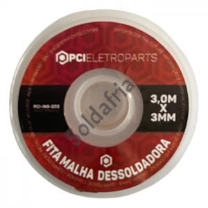 Malha Dessoldadora Tipo Fita 3mm x 3 Metros