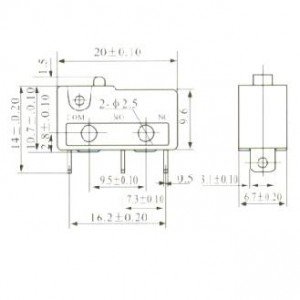 Chave Micro Switch KW11-3Z-1