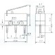 Chave Micro Switch KW10-B Com Aste Chave Micro Switch KW10-B Com Aste