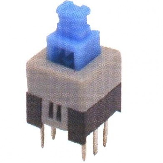 Chave Botão 7x7-A Com Trava (7x7mm) Chave Botão 7x7-A Com Trava (7x7mm)