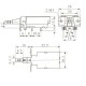 Chave Tecla KDC-A08-3 Com Trava Chave Tecla KDC-A08-3 Com Trava