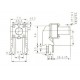 Chave Tactil KFC-A06-W2-13mm 4 Terminais 90 Graus Chave Tactil KFC-A06-W2-13mm 4 Terminais 90 Graus