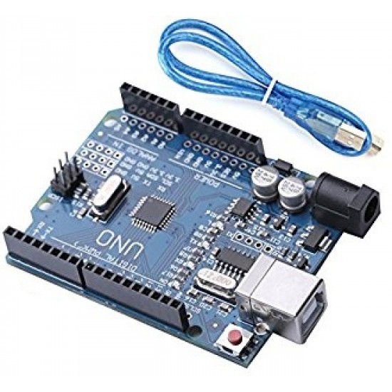 UNO R3 (Baixar Driver - CHIP CH340G ) SMD Atmega328P Com Cabo UNO R3 (Baixar Driver - CHIP CH340G ) SMD Atmega328P Com Cabo