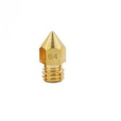 Bico 0,4mm Para Cabeca J E3D V6 Holtend Extrusora MK8 3D Filamento 1,75mm Bico 0,4mm Para Cabeca J E3D V6 Holtend Extrusora MK8 3D Filamento 1,75mm