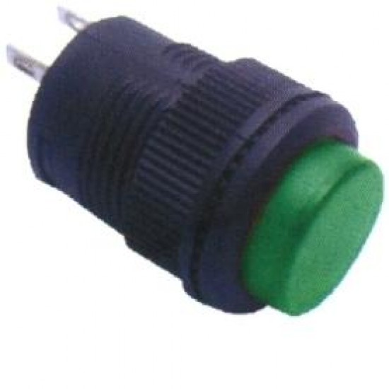Chave Push Button R16-503A Com Trava Sem Led Verde 2T Chave Push Button R16-503A Com Trava Sem Led Verde 2T