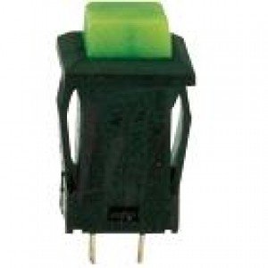 Chave Push Button DS-431 Verde 2T Sem Trava