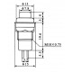 Chave Push Button DS-213 Sem Trava Verde Chave Push Button DS-213 Sem Trava Verde