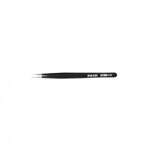 Pinça Reta 140mm Aço Inox Anti-Estática HK-11 Pinça Reta 140mm Aço Inox Anti-Estática HK-11