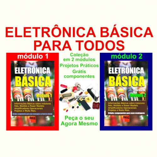 Livro Coleção Completa Eletrônica Básica Livro Coleção Completa Eletrônica Básica