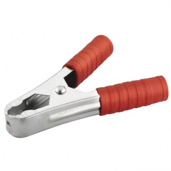 Garra Jacaré Vermelha Para Bateria 100A Grande Garra Jacaré Vermelha Para Bateria 100A Grande