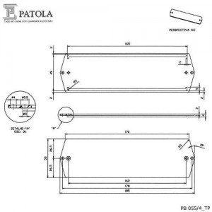 Caixa Patola PB-055/4 Para 4 Tomadas 37x52x162mm Caixa Patola PB-055/4 Para 4 Tomadas 37x52x162mm