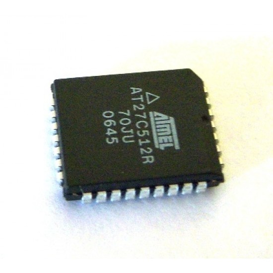 Circuito Integrado Eprom AT27C512R PLCC Circuito Integrado Eprom AT27C512R PLCC