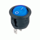 Chave Gangorra KCD1-106N Azul (L/D C/ Neon 3T) Com Marcação Chave Gangorra KCD1-106N Azul (L/D C/ Neon 3T) Com Marcação