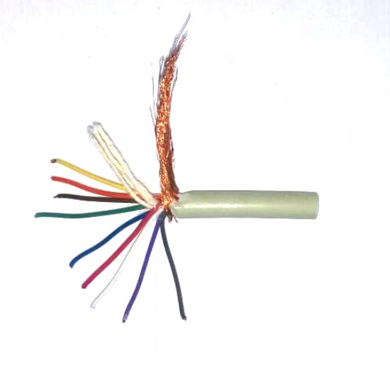 Cabo Manga 9 Vias 26AWG Com Blindagem (metro) Cabo Manga 9 Vias 26AWG Com Blindagem (metro)