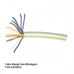 Cabo Manga 7 Vias 26AWG Sem Blindagem (metro) Cabo Manga 7 Vias 26AWG Sem Blindagem (metro)