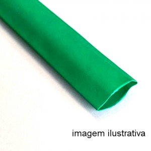 Espaguete Termoretrátil Diâmetro 3mm Verde (Metro) Espaguete Termoretrátil Diâmetro 3mm Verde (Metro)