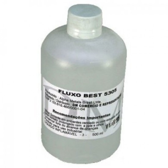 Fluxo De Solda Best 500ml Modelo: 5305 No Clean Fluxo De Solda Best 500ml Modelo: 5305 No Clean
