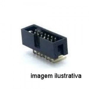 Conector Header 10 Pinos 90 Graus Conector Header 10 Pinos 90 Graus