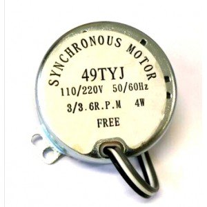 Motor De Microondas 49TYJ Bivolt 110-220 VAC 3/3,6 RPM 4W Motor De Microondas 49TYJ Bivolt 110-220 VAC 3/3,6 RPM 4W