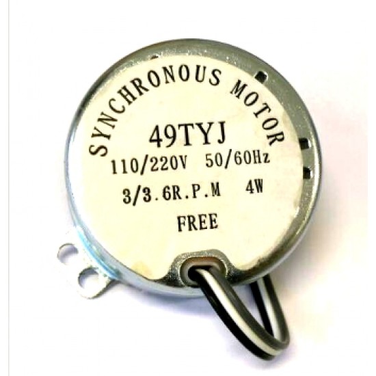 Motor De Microondas 49TYJ Bivolt 110-220 VAC 3 RPM 4W Motor De Microondas 49TYJ Bivolt 110-220 VAC 3 RPM 4W