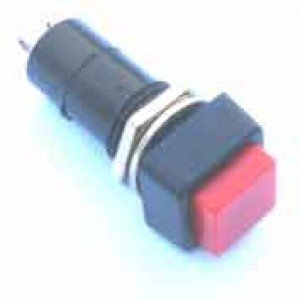 Chave PBS-12B Vermelha Sem Trava (Tipo Push Button)