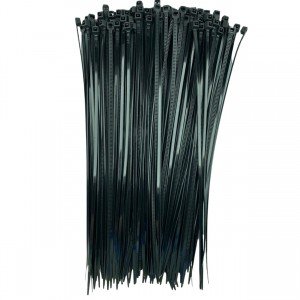 Abraçadeira de Plástico Nylon 2,5x200mm Preta com 100 pçs Abraçadeira de Plástico Nylon 2,5x200mm Preta com 100 pçs