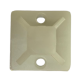 Fixador Adesivo Branco Para Abraçadeira 19X19mm Com 100 pçs Fixador Adesivo Branco Para Abraçadeira 19X19mm Com 100 pçs