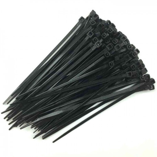 Pacote Com 100 Abraçadeiras De 2,5x100mm Preta Pacote Com 100 Abraçadeiras De 2,5x100mm Preta