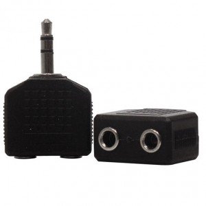 Adaptador Jack J2 Estéreo Para P2 Estéreo