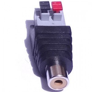 Adaptador Borne De Pressão spring Para RCA Fêmea FL-14 Adaptador Borne De Pressão spring Para RCA Fêmea FL-14