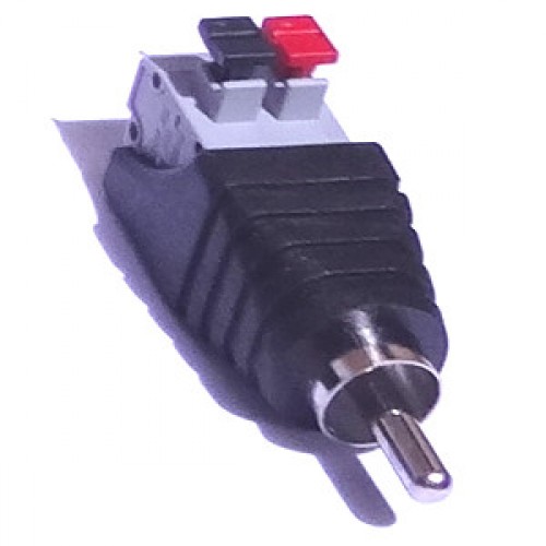 Adaptador Borne De Pressão (spring) Para RCA Macho- Modelo FL-08 Adaptador Borne De Pressão (spring) Para RCA Macho- Modelo FL-08