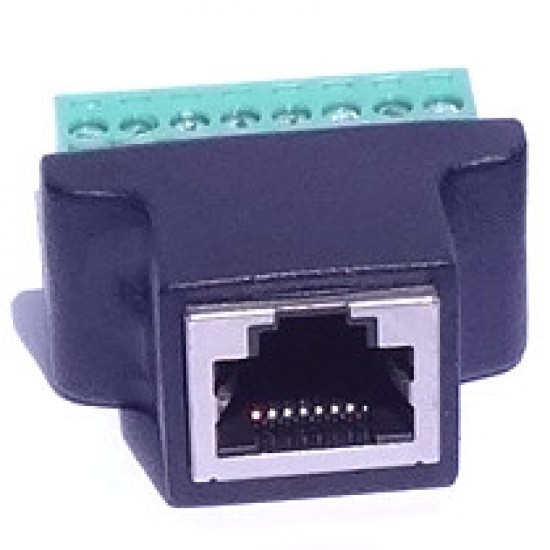 Adaptador Borne KRE Para RJ45 Fêmea - Modelo FL-25 Adaptador Borne KRE Para RJ45 Fêmea - Modelo FL-25