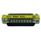 Adaptador DB25 Macho Para DB25 Femea