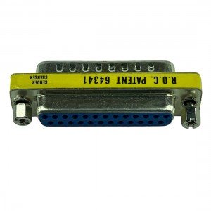 Adaptador DB25 Macho Para DB25 Femea