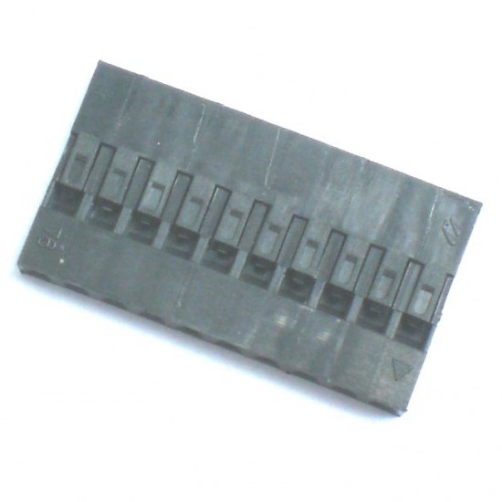 Alojamento Para Conector Modu Simples 10 Vias Alojamento Para Conector Modu Simples 10 Vias