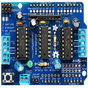 Controlador Shield L293D De 4 Motores DC Para Arduino Controlador Shield L293D De 4 Motores DC Para Arduino