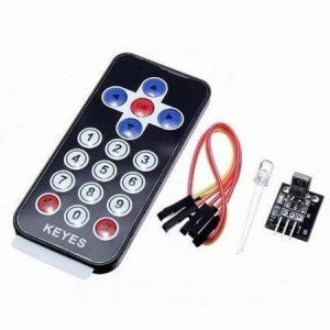 Controle Remoto Infravermelho Com Módulo Receptor VS1838Ba Para Arduino Controle Remoto Infravermelho Com Módulo Receptor VS1838Ba Para Arduino