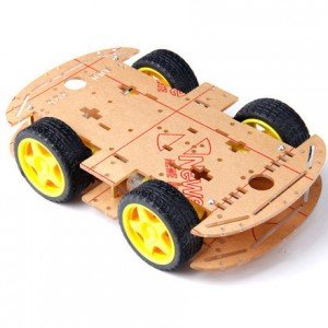 Kit Arduino Multi Chassis Tracao 4 Rodas