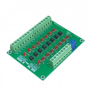 Módulo Conversor de Sinal 8 Canais NPN 24V para 5V Módulo Conversor de Sinal 8 Canais NPN 24V para 5V