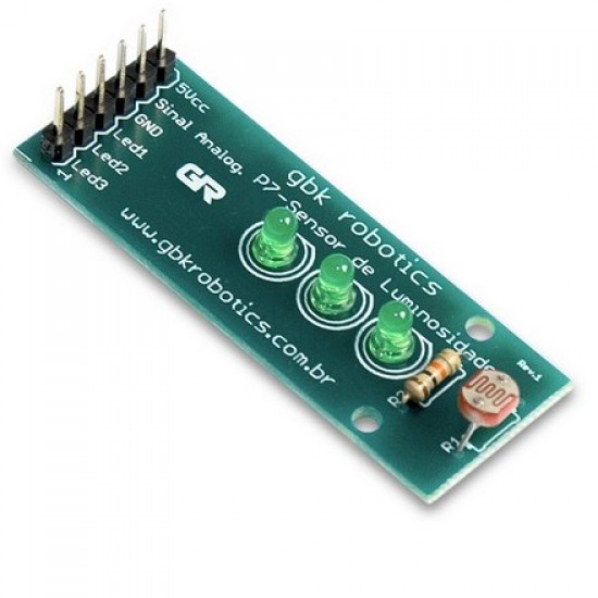 P7 Módulo Sensor De Luz Com LED Para Arduino P7 Módulo Sensor De Luz Com LED Para Arduino