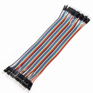 Pacote Com 40 Cabos Jumper Macho X Macho 20cm Para Arduino