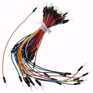 Pacote Com 65 Cabos Jumper Macho X Macho Para Protoboard