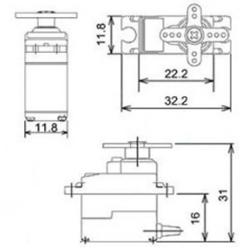 Micro Servo Tower Pro SG90 Para Arduino 9g Micro Servo Tower Pro SG90 Para Arduino 9g