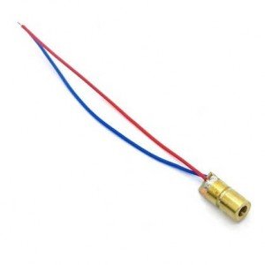 Sinalizador Diodo Laser Vermelho 5V 650nm 5mW