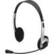 Headset Fone de Ouvido Com Mic Flex. Fortrek HSL101 Pto/Pta