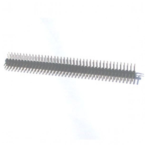 Barra De Pinos 2x40 Vias 14mm 90 Graus Barra De Pinos 2x40 Vias 14mm 90 Graus