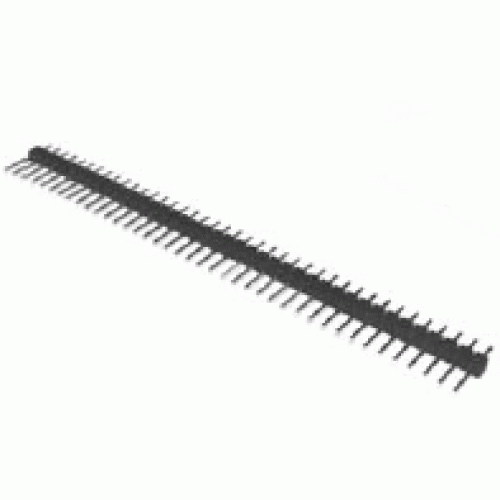 Barra De Pinos 1x40 Vias 8,2mm 180 Graus Passo 2,54mm Barra De Pinos 1x40 Vias 8,2mm 180 Graus Passo 2,54mm