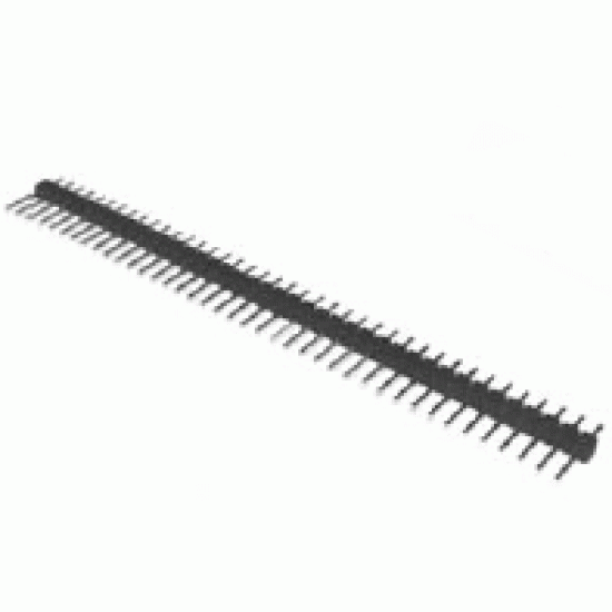 Barra De Pinos 1x40 Vias 8,2mm 180 Graus Passo 2,54mm Barra De Pinos 1x40 Vias 8,2mm 180 Graus Passo 2,54mm