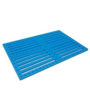 Base Plástica FK75120 Perfurada Para Projeto DIY 120x75x3mm