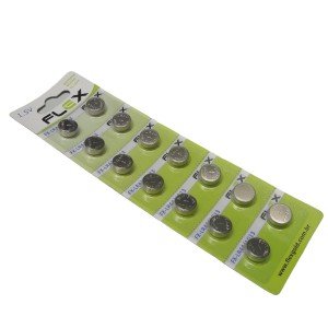 Bateria 1,5V LR44/SR44/AG13 Cartela Com 14 Peças Bateria 1,5V LR44/SR44/AG13 Cartela Com 14 Peças